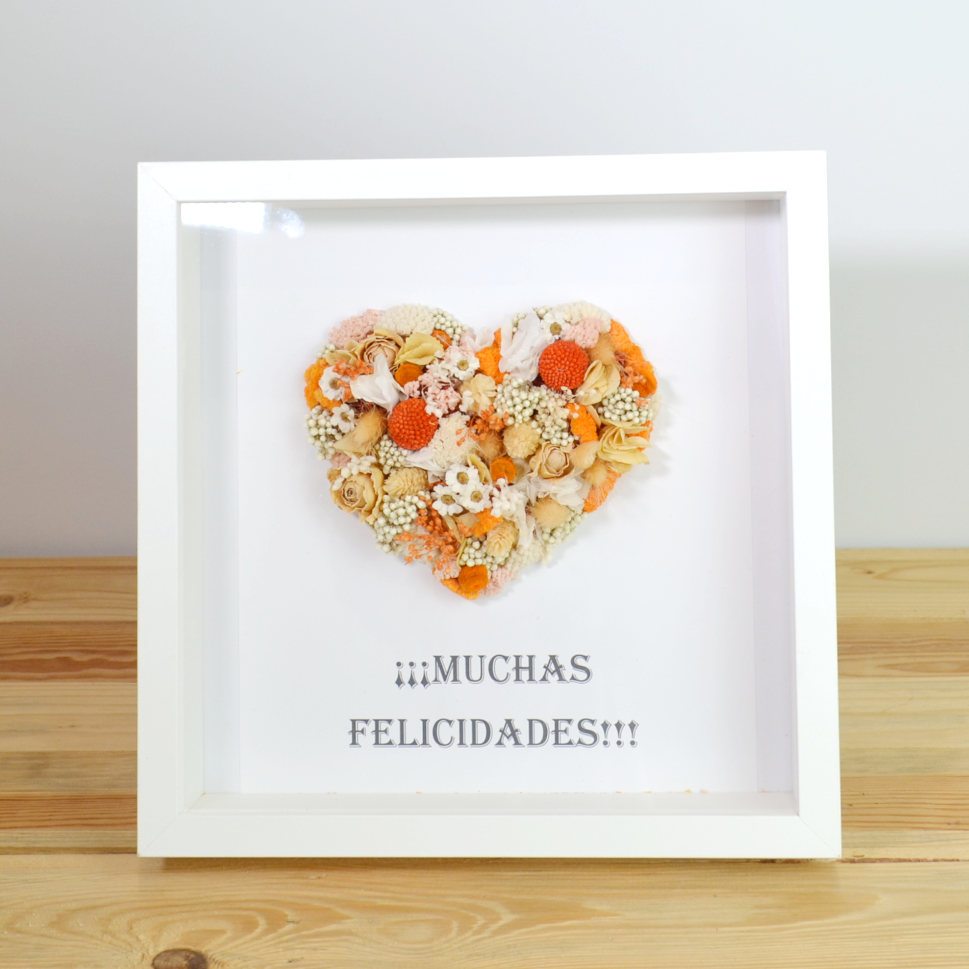cuadro flores preservadas